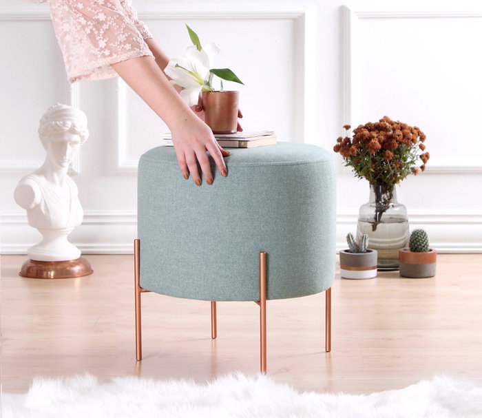Atelier Del Sofa Puf Copper 43 - Sea Green